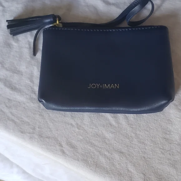 Joy & Iman Navy Tote with Tassel Accent - Picture 5 of 8